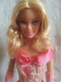 Zberatelska Barbie Basics , svadobne saty pre Barbie - 16
