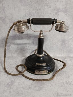 Velmi starý historický telefon do sbírky, štítek Ericsson - 16