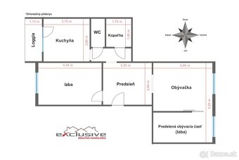 2-IZB.BYT, ul. MAGURSKÁ – PREŠOV, 57M2, 5/8P, ČIASTOČ.REKONŠ - 16