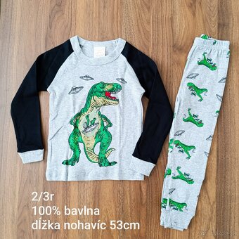 Dvojdielne pyžamo motív traktor - 16