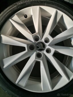 Škoda letná sada 215/40 R17 + disky Savio - 16