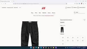 Cargo nohavice HM (Kapsáče) - 16