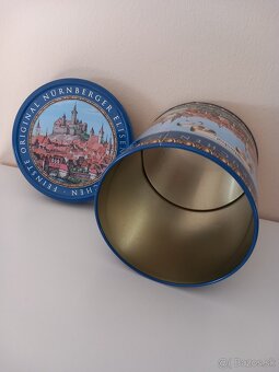 Staré i novšie plechové nádoby - cena za balík 9ks spolu - 16