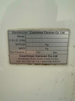 COACHMAN 2009 WANDERER 21/6 - 16