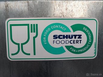 Certifikované potravinárske 1000l IBC kontajnery - 16