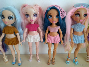 na bábiky Rainbow high top sukňa šaty oblečenie Barbie - 16