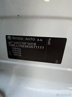 Škoda Octavia 3 Combi 2.0 TDI 110kw DSG CLEVER,Ťažné,R17 - 16