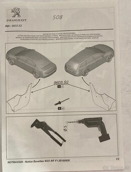 Lapače -zásterky Peugeot - 16