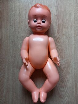 Stará retro bábika made in Czechoslovakia 50 cm - 16