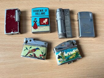 Staré zapaľovače aj Zippo a strieborné Kablo - 16