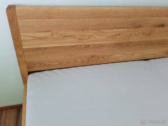 Dubová manželská posteľ Hugo + rošt zdarma, cena od 750€ - 16