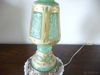 Ručne maľovaná stolová elektrická lampa MURANO - 16