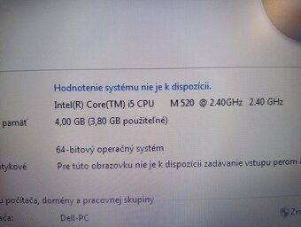 predám na diely notebooky DELL - 16