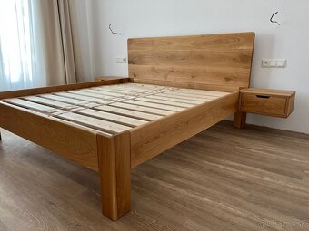 Dubová posteľ 180x200cm - 16
