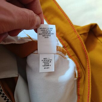 NOVÉ Vans authentic chinos loose fit široké plátené nohavice - 16