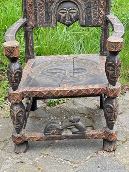 Africke drevene kresla - Chokwe - 16