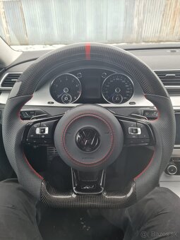 VOLANT VOLKSWAGEN R RLINE GTD GTI - KOZA / KARBÓN - 16