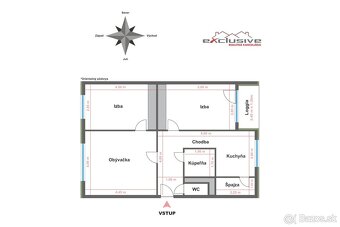 3-IZB.BYT-PRENÁJOM,72M2,MAGURSKÁ–PREŠOV,2/8P,LOGGIA,KOM.REKO - 16