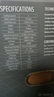 Nafukovacia vírivka pre 4 osoby 800l Intex Pure Spa Deluxe - 16