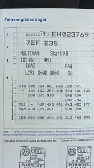 Vw Multivan T5.1 2.0Tdi 103kw M6 4x4 caravelle transporter - 16