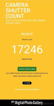 Nikon d3200 s VR AF 18-55 + brasna - nafotene 17 tisic.sn. - 16