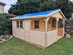 Záhradná drevené chatka 3.5x5m DOPRAVA ZDARMA - 16