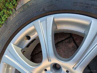 17" disky RC Design so zimnými pneu Continental 225/65 R17 - 16