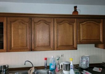 Rustikální dubová linka do U se spotřebiči,6236 - 16