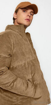 Hnedá pánska menčestrová bunda, veľkosť XL - 16