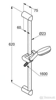Sprchová batéria + Sprchový set, zn. KLUDI - 16