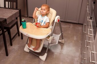 Polohovateľná detská jedálenská stolička - viac farieb - 16