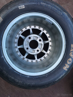 Retro rally disky Braid 1RC 13" + 2 sady pneu - 16