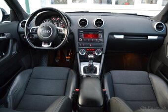 AUDI A3 1.6 TDI S LINE, TEMPOMAT, XENÓNY,KOŽA, ELEKTRÓNY R17 - 16