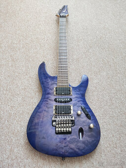 Ibanez S570DXQM Bright Blue Burst - 16