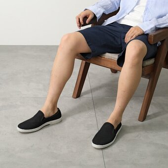 RIVIERAS - luxusné pánske mokasíny/prezuvky - veľkosť 46 - 16