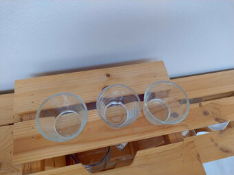 16x skleneny svietnik ku kazdemu cajova sviecka zadarmo - 16