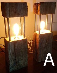 Handmade Dizajnove originalne stolne lampy - 16