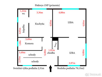 RODINNÝ DOM / HIADEĽ / okres B. Bystrica / pozemok 837 m2 - 16