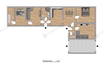 PRIESTRANNÝ A ZREKONŠTRUOVANÝ 6-IZBOVÝ DOM V CENTRE MESTA, P - 16
