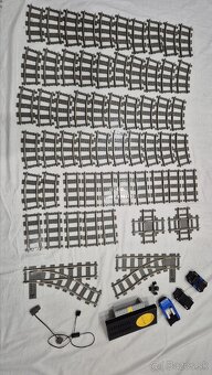 LEGO MIX 30 kg + návody, 9V VLAKY, Aquanauts a iné... - 16