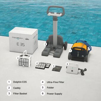 Robotický bazénový vysávač Dolphin E35 - 16