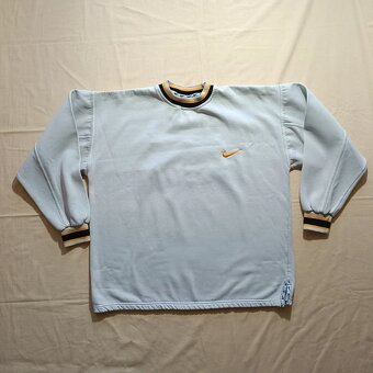 Vintage 90s NIKE Service béžová mikina bez kapucne XL - 16