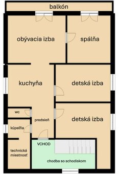 4-izbový byt s garážou, pivnicou a park.miestom Poprad Veľká - 16