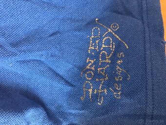 ED HARDY originál kráľovská Modra pánske polotricko L/XL - 16