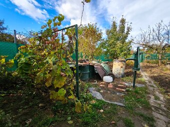 Udržiavaná záhrada so studňou a chatkou - 16