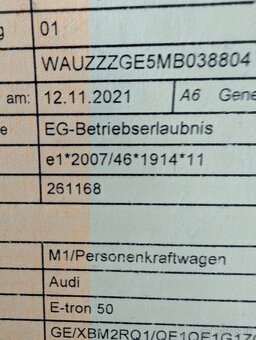 Audi e-tron 50, quattro,  r.v 11/2021, 71kwh, 230kw - 16
