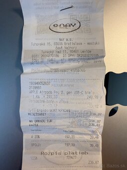 ORIGINÁL  Apple AirPods Pro 2 (2024) USB - C, - 16