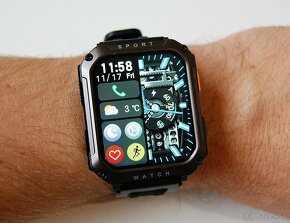 FOBASE T8 Pro športové smart hodinky bluetooth telefón IP67 - 16