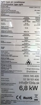 Klimatizácia NOVÁ  wifi možnosť kúriť chladiť - 16