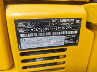 Pásový bagr Caterpillar 305 CAT 305E 3300m.h r.v2019 - 16
